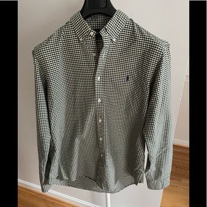 Polo Ralph Lauren green / white Oxford shirt
